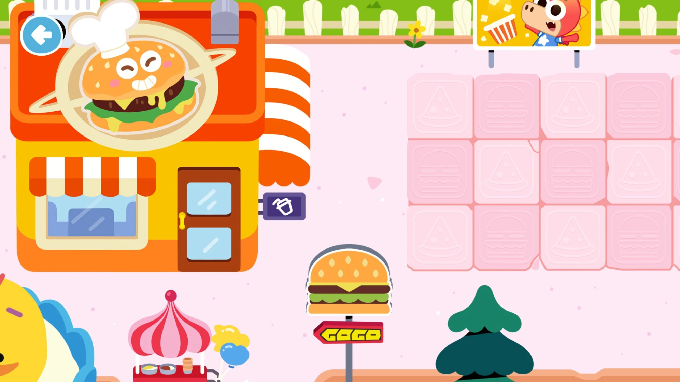 Gogo Food vs Dinos - Kids Game screenshot